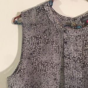 Vince Comuto Snake Skin Print Blouse